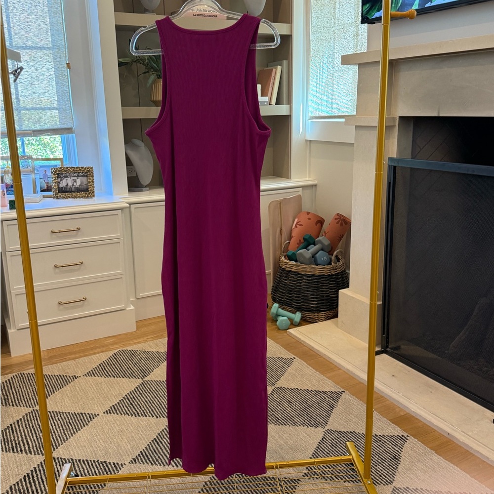 White House Black Market Sleeveless Purple Maxi Dress - Picture 4 of 7